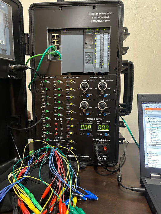 Siemens S7-1500 series Trainer with Analog and HMI (SKU:SI-M-S7-1500-7”HMI)