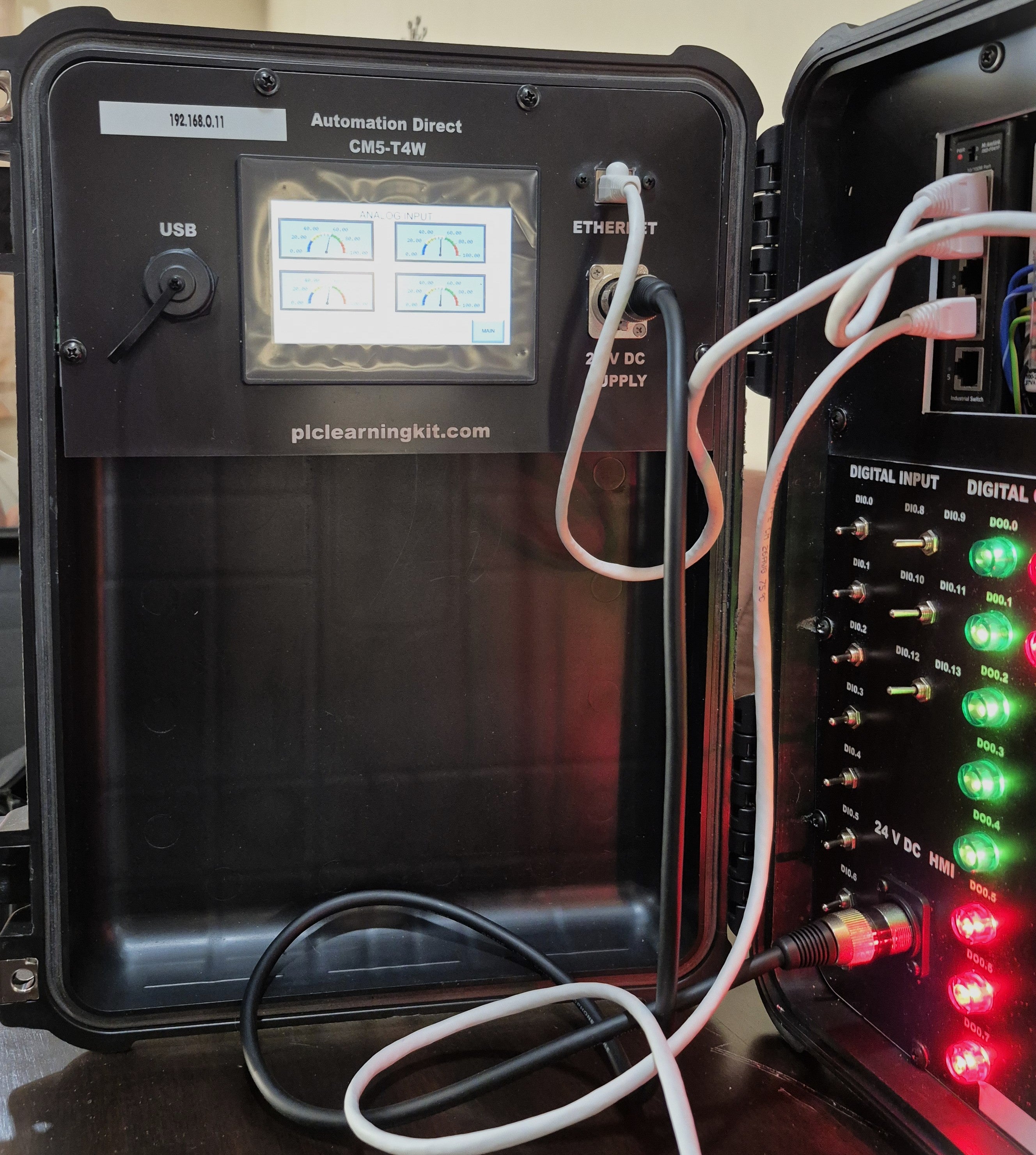 Click Plus Communication Module Koyo PLC Analog Digital Trainer AutomationDirect Click PLUS PLC Trainer ...