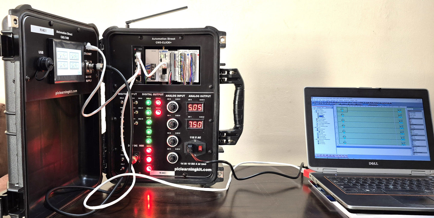 Automation Direct  Click Plus series Trainer with Analog and HMI 1 (SKU: AD-S-CLICK PLUS-4" HMI)