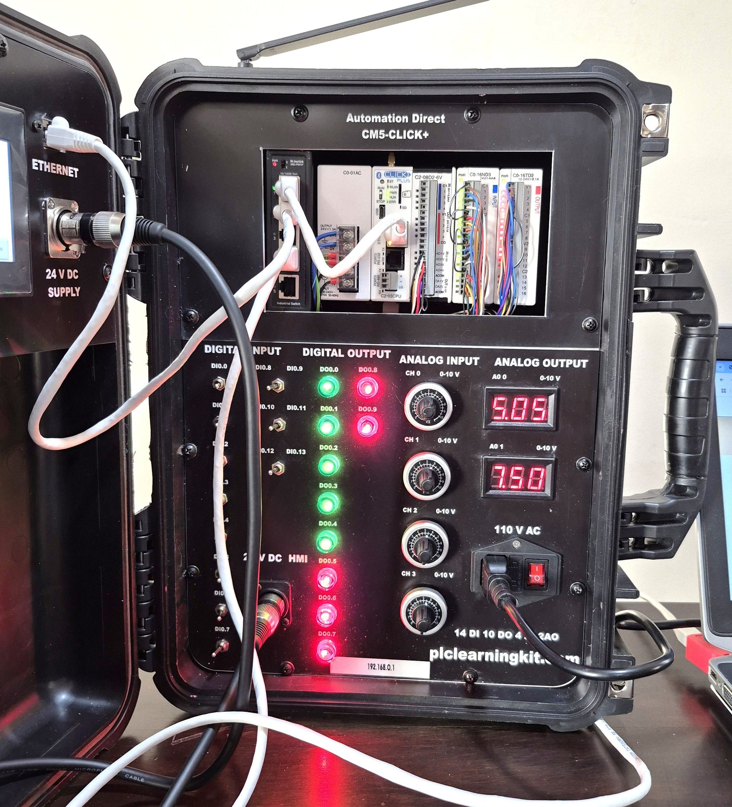 Automation Direct  Click Plus series Trainer with Analog and HMI 1 (SKU: AD-S-CLICK PLUS-4" HMI)