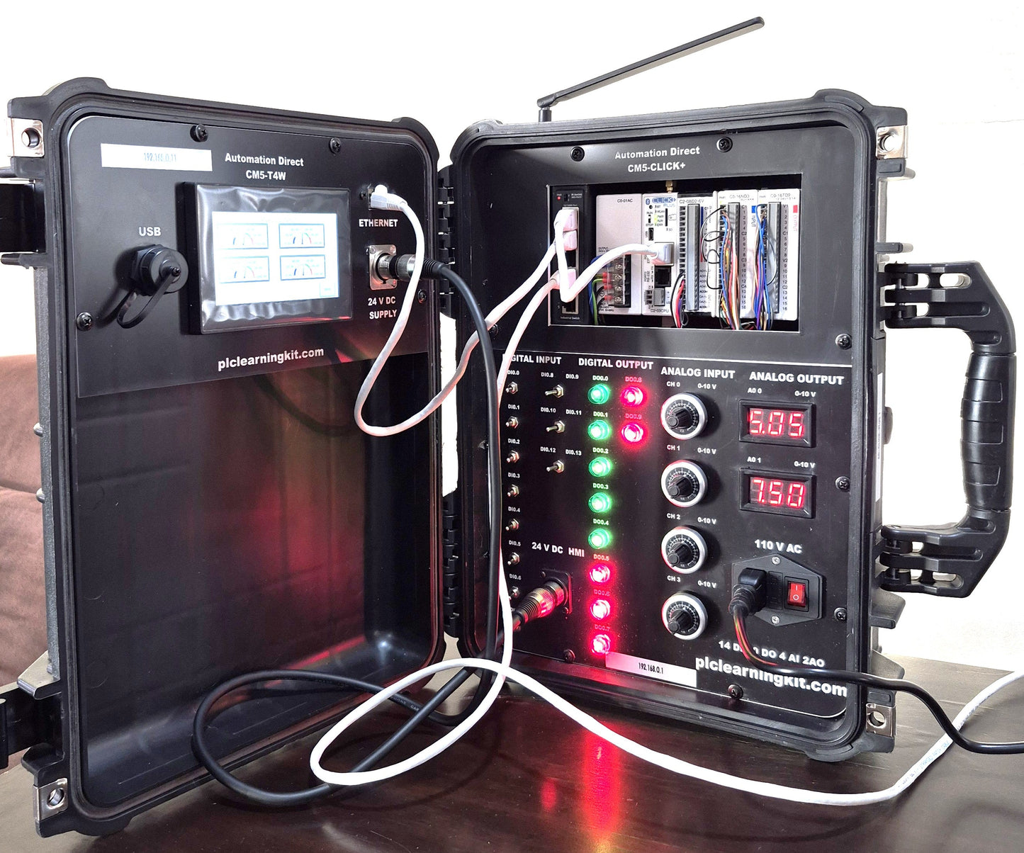 Automation Direct  Click Plus series Trainer with Analog and HMI 1 (SKU: AD-S-CLICK PLUS-4" HMI)