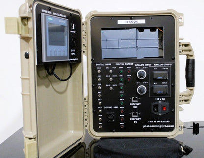 Siemens S7-1200 series Trainer with Analog and HMI (SKU:SI-S-S7-1200-4HMI)
