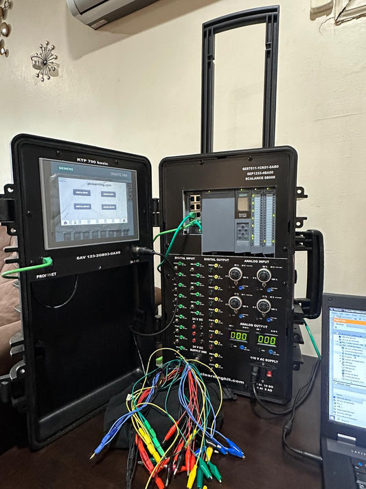 Siemens S7-1500 series Trainer with Analog and HMI (SKU:SI-M-S7-1500-7”HMI)